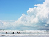 Surfing, New Brighton, NZ. 